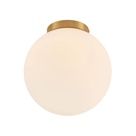 [NEUWERTIG] B-Ware Lindby Meriala Deckenlampe Messing Glas ø 30cm Deckenlampe Glaslampe Lampe E27