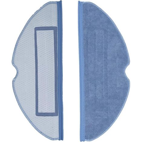 2 pièces lingettes serpillière, pour Xiaomi Roborock S7 T7S Plus, tissu microfibre haute absorption, nettoyage sols et moquettes