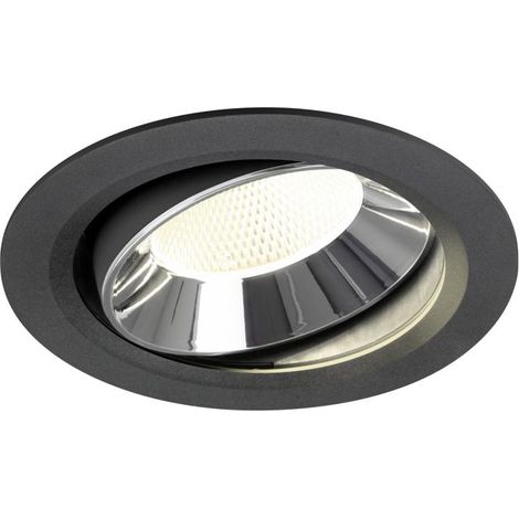Spot encastré Numinos Move XL noir/chrome 4000K - 20 deg - 1010010