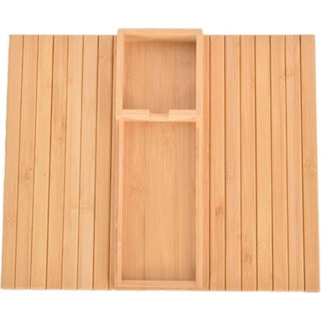 Plateau de rangement amovible pour accoudoir de canapé, avec porte-gobelet intégré (1/5)