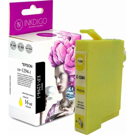 Inchiostro Inkdigo T1294 compatibile con Epson Stylus SX425 e Stylus Office BX320FW, certificato TÜV. (1/5)