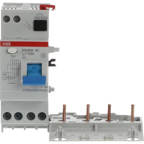 Blocco differenziale 4p dda204 ac 25a 500ma abb b427948 (1/3)