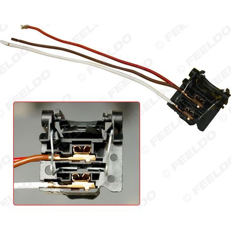 Câble adaptateur pour douille de lampe halogène automobile compatible avec les douilles de lampes halogènes Ford Mondeo.