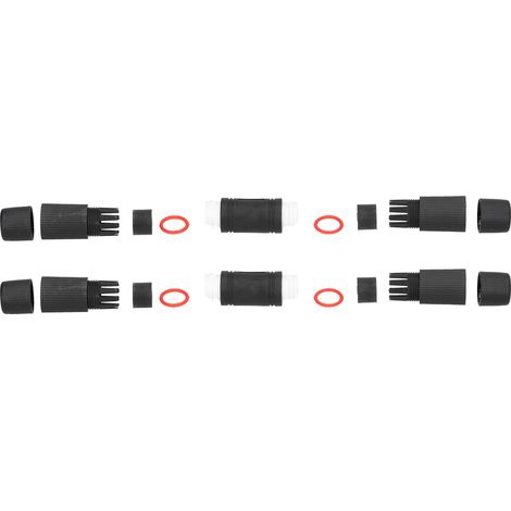 2 connecteurs réseau étanches IP67 pour extérieur CAT6 CAT5E CAT5 double tête adaptateur femelle-femelle (1/5)