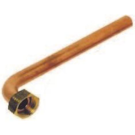 Ferroli Raccordo Rame Curvo Per Caldaie 14x180 DADO 1/2
