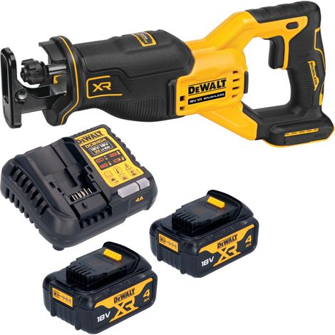 Sierra recíproca a batería DeWalt DCS 382 M2 Sierra sable 18 V sin escobillas + 2 baterías de 4,0 Ah + cargador (1/5)