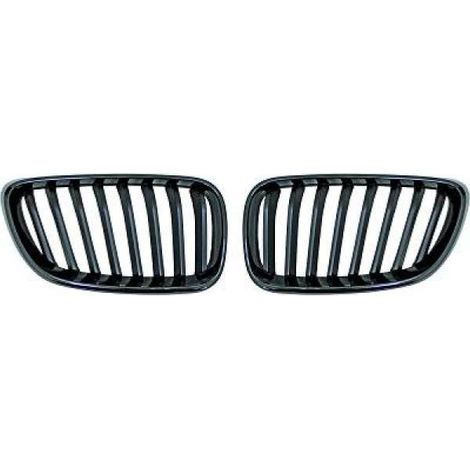 Grille Calandre Avant en ABS BMW Serie 2 2013 a 2017 Noir Look Perf-38645027