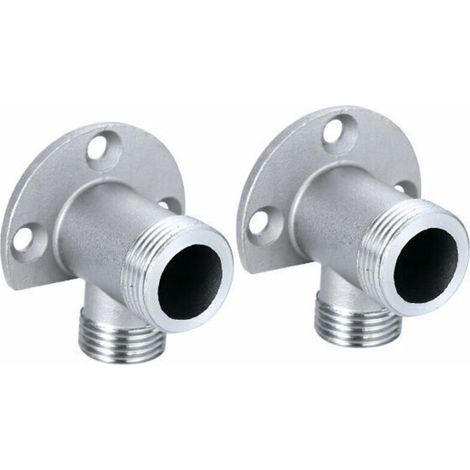 Kit d'installation pour connecter le tuyau pour robinet apparent. système de douche extérieur. mitigeur thermostatique. conversion encastré en surface (1/5)