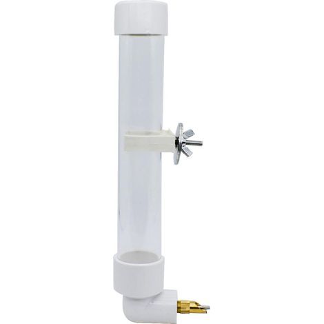 Tropffreie Wasserflasche für Kleintiere (Kaninchen, Papageien), 130 ml, ideal für den Käfig. (1/4)