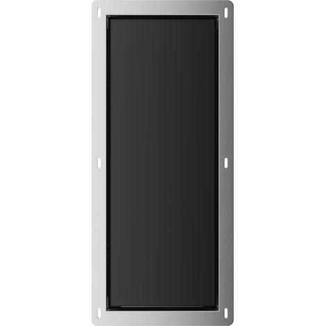 Balneo Armoire encastrée pour brosse WC gauche verre noir 53,2×23,2×15 cm (1/5)