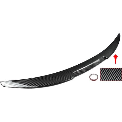 Spoiler trasero, ultraligero, de fácil instalación, con aspecto de fibra de carbono. (1/2)