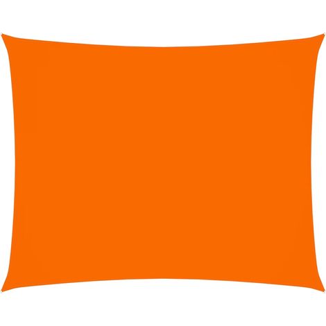Vela parasol rectangular de tela Oxford 35 x 45 m naranja 020009646 (1/5)