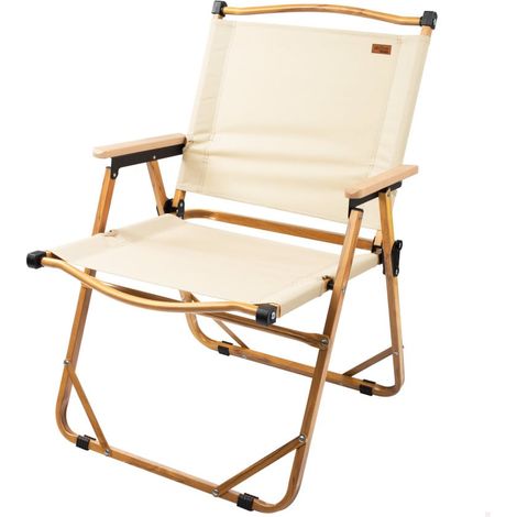 Aktive Chaise de Camping Stylée tons terreux pliable