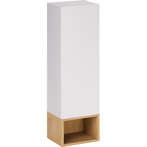 Armoire murale 1 niche Oria Blanc mat (1/4)