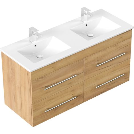 Badmöbel Helios SoftClose eiche gold