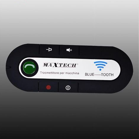 TRADE SHOP - Trasmettitore Per Auto Macchina Bluetooth Microfono Vivavoce Speaker Tra-bul002 - (1/2)