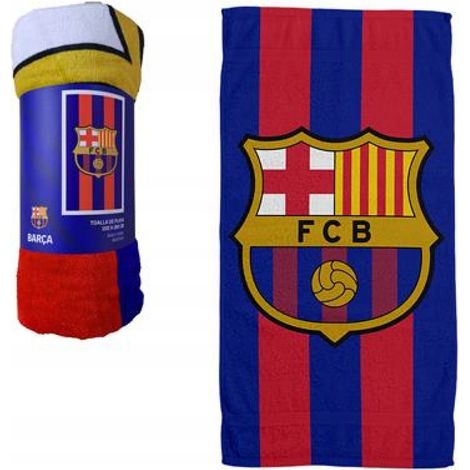 Telo mare FC Barcelona 70 x 140, ideale per vacanze al mare e in piscina. (1/2)