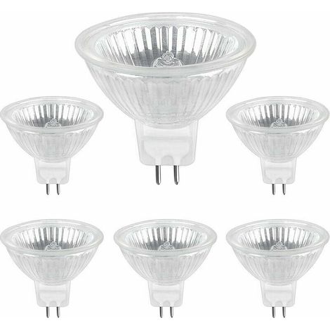 Ampoule Halogene GU5.3 35W 12V,  Ampoule Spot Halogène MR16, pack de 6, (1/5)