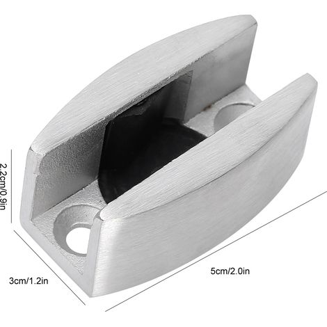 Guía de rodillos de acero inoxidable 304 para puertas correderas tipo granero. (1/5)