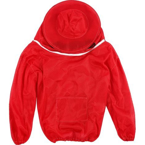 Veste protection apiculture – rouge – combinaison voile – apiculteur (1/5)