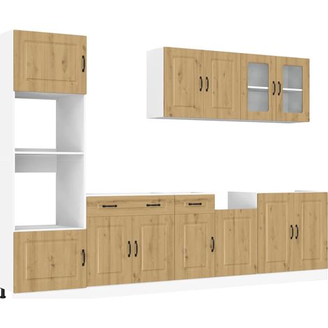 Maison Exclusive - Mueble de cocina Kalmar 7 piezas artesanal rob