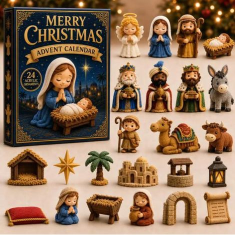 MERRY CHRISTMAS ADVENT CALENDAR 2026 Christmas Eve Advent Calendar (1/2)