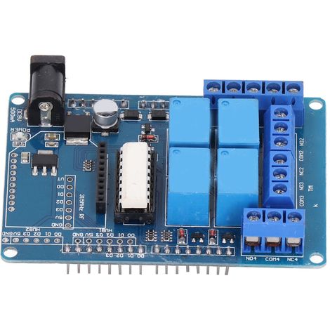 Module 4 relais résine avec optocoupleur isolation sortie 5V platine d'extension pour Arduino (1/5)