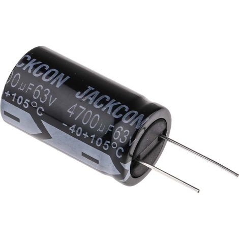 Condensateur RS PRO 4700µF, 63V c.c. (1/2)