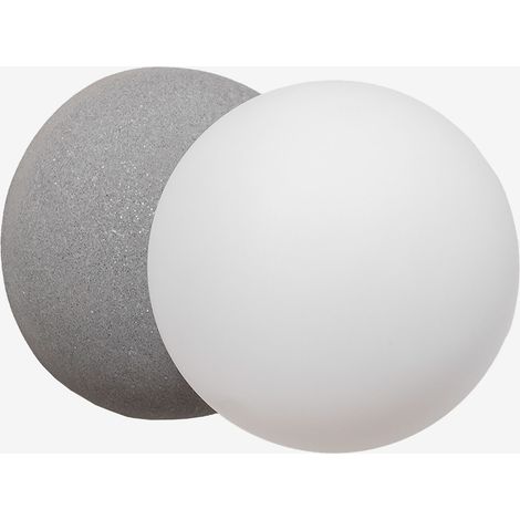 Aplique de Pared en Cemento con bola de cristal Bublik SKLUM             