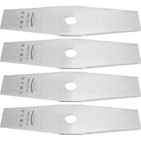 4 lames de débroussailleuse 12 pouces dentées en acier rapide, accessoires pour coupe-bordures haute vitesse (1/5)