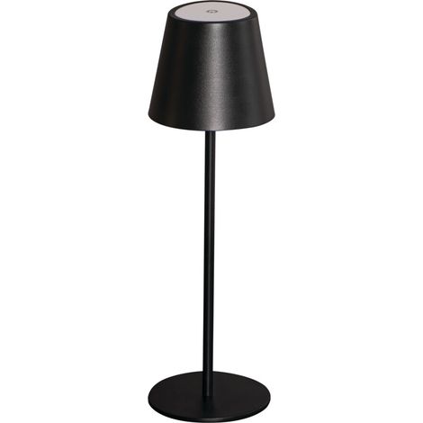Lampe de table sans fil noire INITA LED 1,2W Kanlux