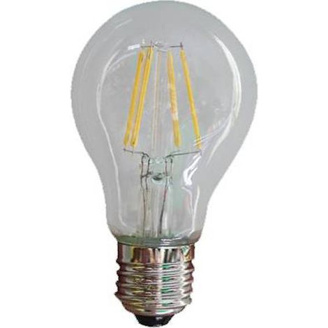 Bombilla Esférica Filamento LED E27 4W  2000K-2700K Cristal Claro