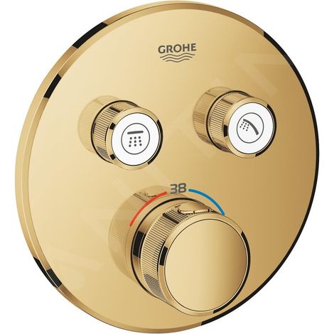 Grohe – Thermostat Grohtherm SmartControl – Mitigeur thermostatique de douche avec 2 vannes d'arrêt – Technologie SmartControl avec contrôle du volume (1/5)