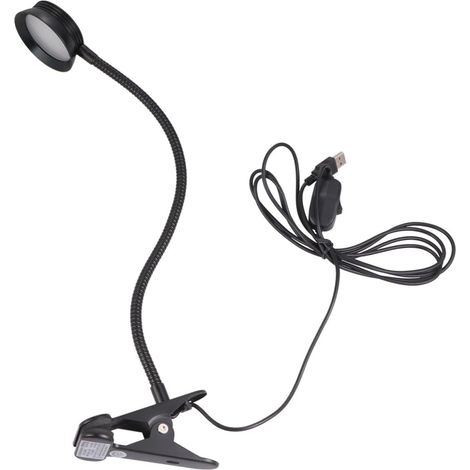 Lampe de Lecture à Pince LED USB Flexible Varıateur D’intensité (1/5)