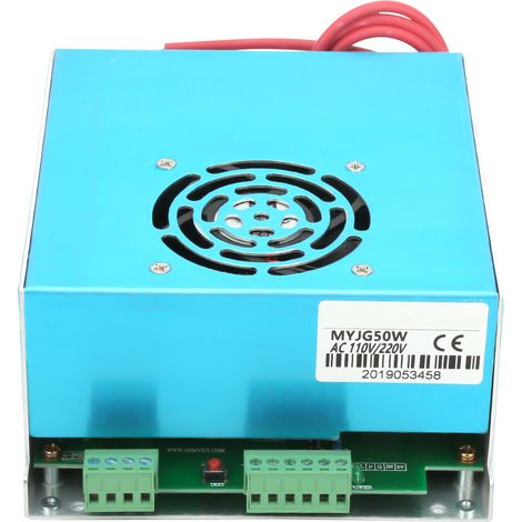 Alimentation Laser CO2 en alliage d'aluminium 50W pour Machine de découpe et gravure de tubes (1/5)