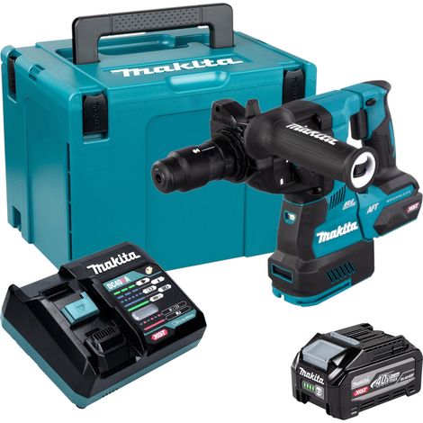 Martello perforatore a batteria Makita HR 002 GU101 40 V max. 2,9 J SDS plus Brushless + 1x batteria da 4,0 Ah + caricabatterie + Makpac (1/5)