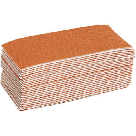 Starcke Schleifpapier-Set 50-teilig ungelocht, Körnung: 60, (L x B: 140 x 67 mm) 50 Stk