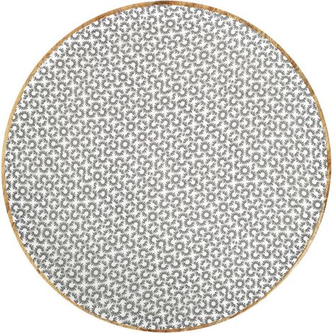 Dessous d'Assiette "Géométrique" 35cm Naturel (1/4)