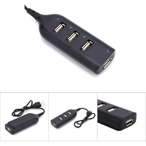 Hub USB 2.0 4 Ports avec Câble Micro USB pour PC et Ordinateur (1/5)