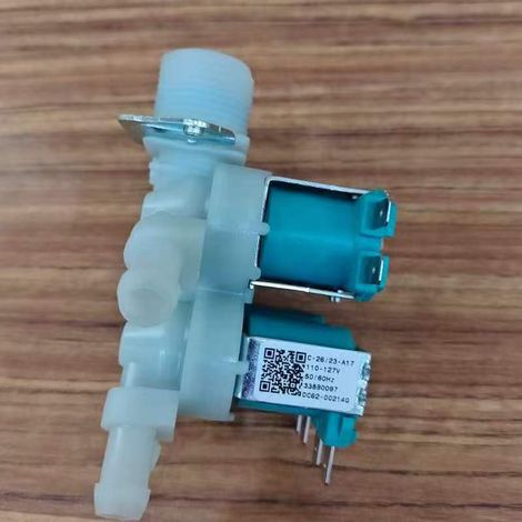 Water inlet solenoid valve for washing machine DC62-00214Q - Fully automatic washing machine 110V/120V (1/3)