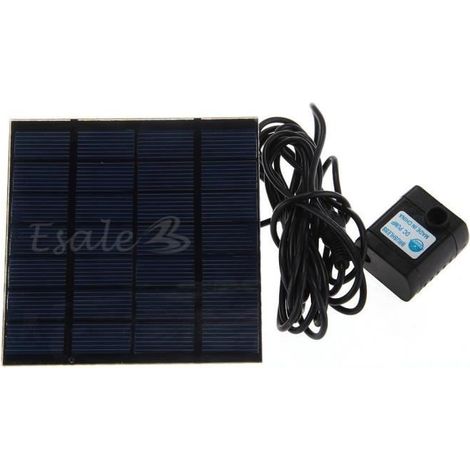 Pompe à Eau Energie Solaire Soleil pour Fontaine Jardin Décoration (1/4)