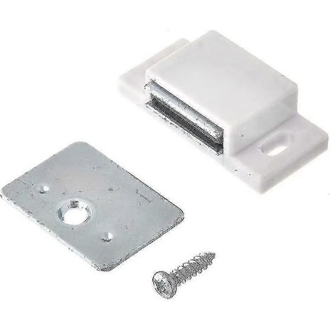 Quincaillerie pour volet roulant 50631-R, 15 lb, loquet magnétique simple, blanc/zinc, emballage de détail (10), Walkbee SZRH AF 2025 (1/2)