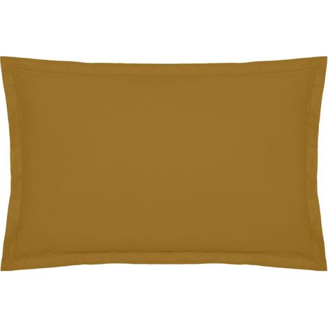 Taie d'Oreiller "Percale" 50x70cm Mordoré (1/2)