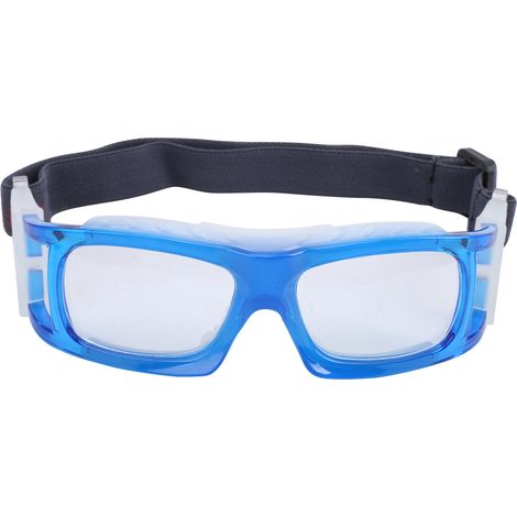 Lunettes de protection sportives polyvalentes pour basketball, football, badminton et tennis - Bleu (1/5)