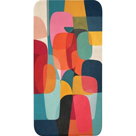 TAPPETINO DA BAGNO Forme - Colorate - Astratte - Aerei 60x120 cm