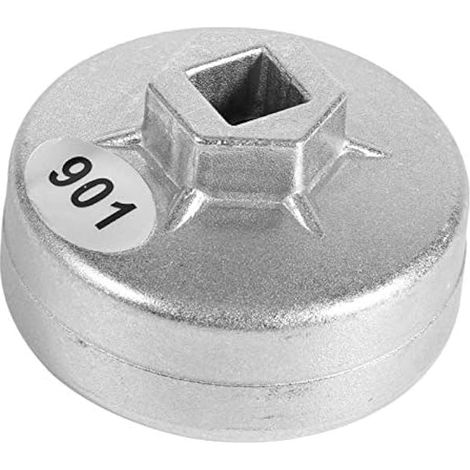 Akozon Clé à filtre à huile 65 mm 14 cannelures + clé à filtre à huile automatique Fluteevgatsauto, bouchon de 65 mm, outil de retrait de boîtier de filtre à huile 14 accessoires de rechange 901 (1/5)