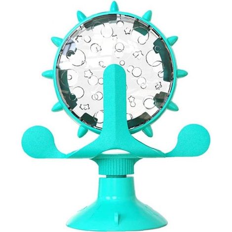 Juguete para gatos 2 en 1, dispensador interactivo de premios para gatos (1/5)