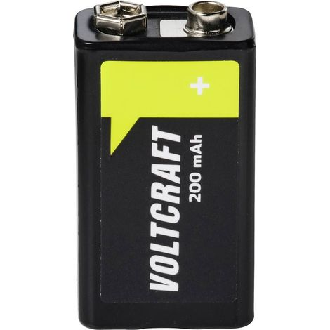 VOLTCRAFT Batteria ricaricabile da 9 V NiMH 200 mAh 8.4 V 1 pz. (1/3)