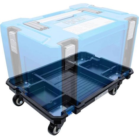Coffre Système Chariot de Visite 33,3 x 10,8 x 46,6 cm - Acier Robuste - Sécurité et Accessibilité Facile - D-Work
