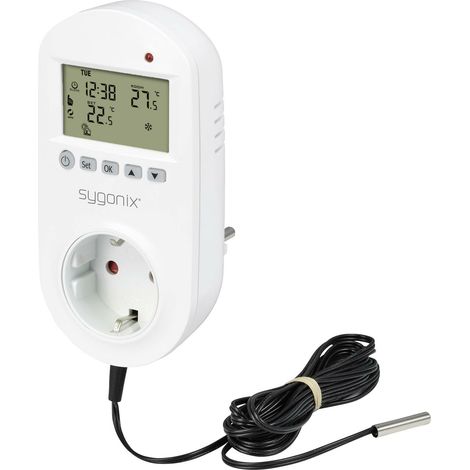 [NEUWERTIG] Sygonix Universalthermostat Thermostat Zwischenstecker Wochenprogramm 1 Bis70858 B-Ware (1/2)
